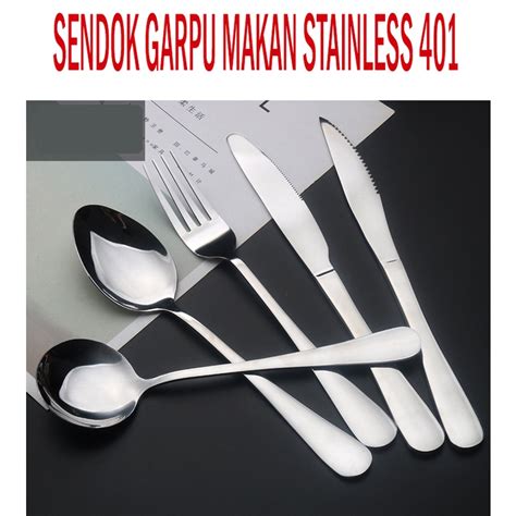 Jual Pisau Stainless Knife Pisau Sendok Garpu Makan Steak Pisau Roti