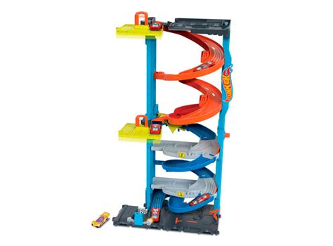 HOT WHEELS PISTA DE JUGUETE TORRE DE CARRERAS DOBLE ALTURA