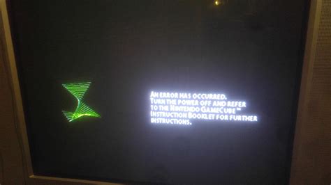 Anyone Ever Gotten This Error Rgamecube