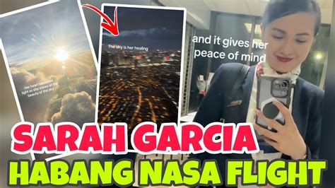 Sarah Garcia Update Her Latest Tiktok Post Habang Nasa Flight Sya