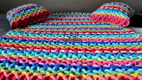 Colorful Crocodile Crochet Baby Blanket By Coolorful Coolorful