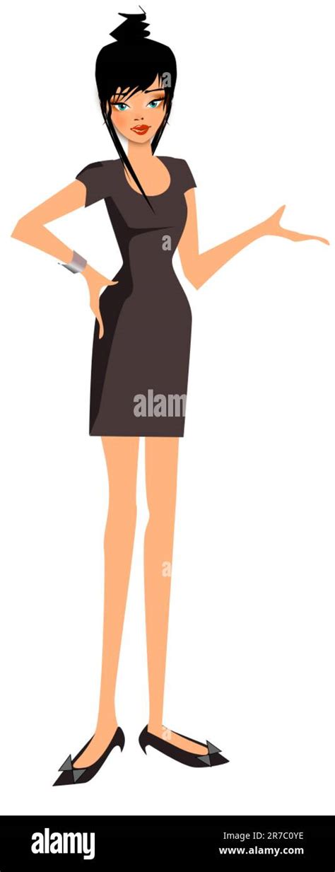 Illustration Of A Beautiful Woman Stock Vector Image And Art Alamy