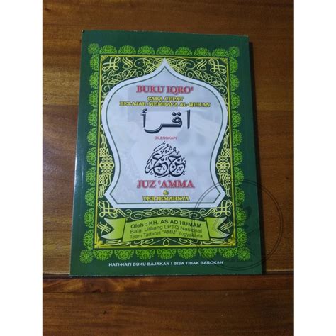 Jual Buku Iqro Bendel Besar Juz Amma Dan Terjemah Kertas Hvs Shopee