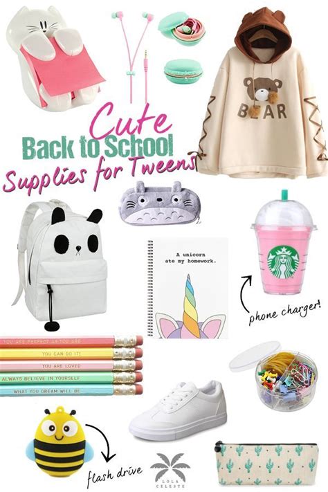 Tween Girls School Supplies And Tips Artofit