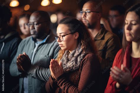 Silent Prayer During a Community Festival - Prayer Hands - Faith and ...