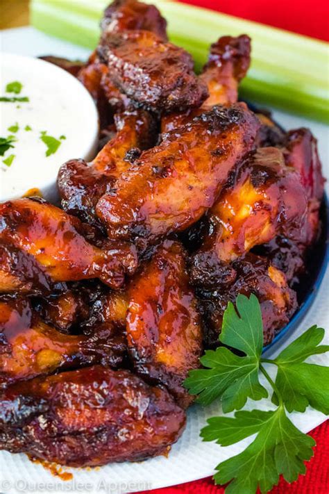 Honey BBQ Chicken Wings ~ Recipe | Queenslee Appétit