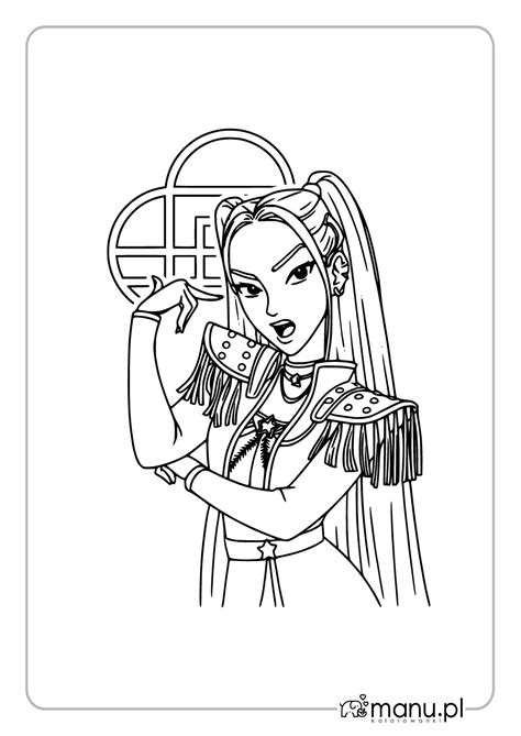 Rumi Huntrix Para Colorir - 5