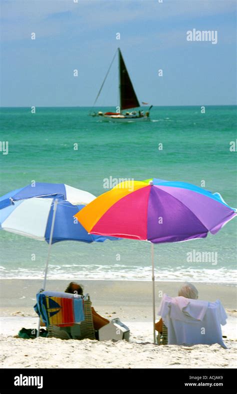 Florida Beach Scenic Retirement Stock Photo Alamy