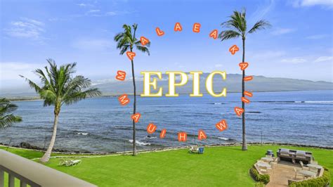 Epic Maui Vacation Rental Maalaea Kai Condo For Sale Youtube