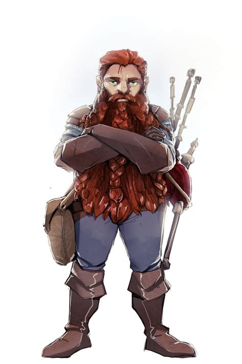 Hey Buddy Doodled My Dnd Party Korr A Sami Fantasy Dwarf