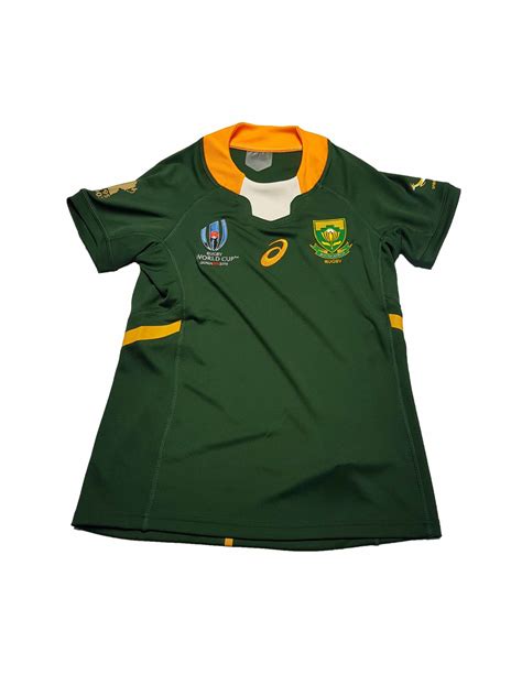 Ladies Springbok Rugby World Cup Replica Jersey Green 2019 - Official ...