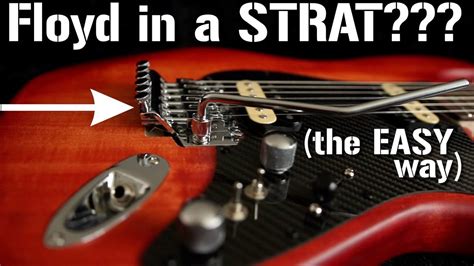 The Complete Diy Guide To Installing A Floyd Rose Tremolo In A Stratocaster Youtube