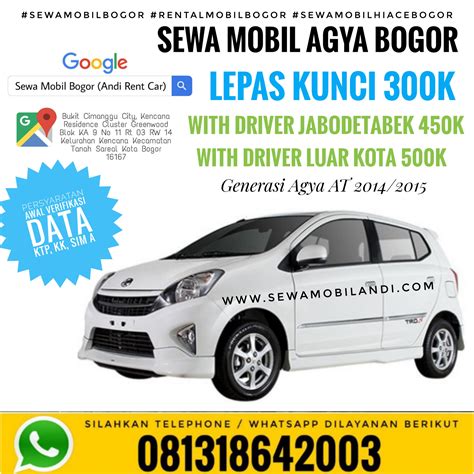 Sewa Mobil Jogja Bogor