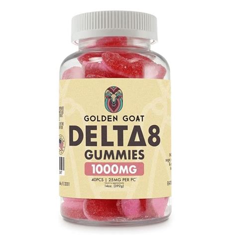 Golden Goat Delta 8 Thc Gummies 1000mg Vaperanger Wholesale