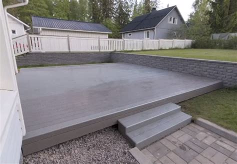Betonová terasa – Betonové palisády