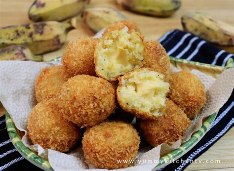 Banana Cheese Balls - Yummy Kitchen