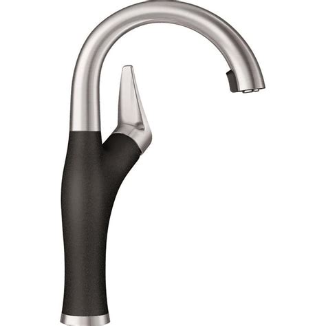 Blanco Artona Anthracitestainless 1 Handle Deck Mount Bar And Prep