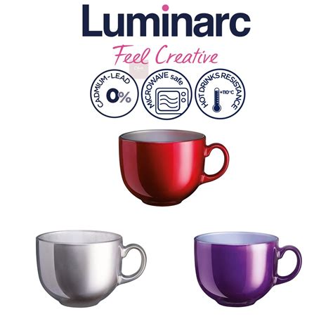 Luminarc Flashy Breakfast Jumbo Mug Shopee Singapore