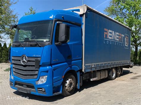 Mercedes Benz ACTROS 2542 6x2 EURO6 ZESTAW SKRZYNIA Z PLANDEKĄ JUMBO