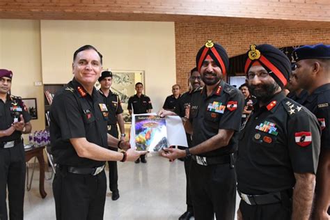 Lt Gen Dhiraj Seth Reviews Sudarshan Chakra Corps Commends Operational