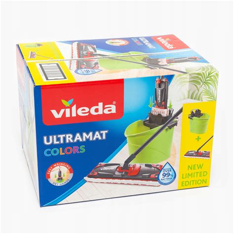 Wiadro i mop płaski Vileda ULTRAMAT COLOURS 14124619487 Allegro pl