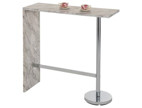 Table Haute De Bar Ricardo Mange Debout Comptoir Pi Tement M Tal Chrom