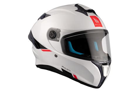 Casco Mt Targo S Solid A Blanco Perla Brillo Motozona Aljarafe