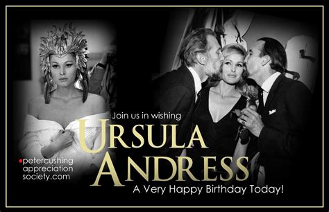 Petercushingblogblogspotcom Pcasuk Ursula Andress Happy Birthday