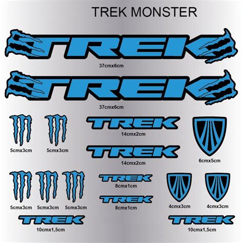 Frame Sticker For Trek Monster Road Bike Mtb Mountain Bike Bicycle