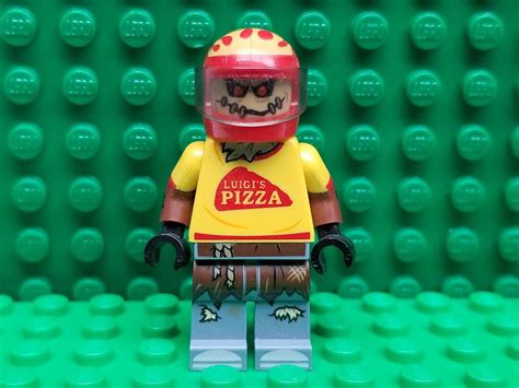 Lego The Lego Batman Movie Scarecrow In Pizza Delivery Outfit Etsy