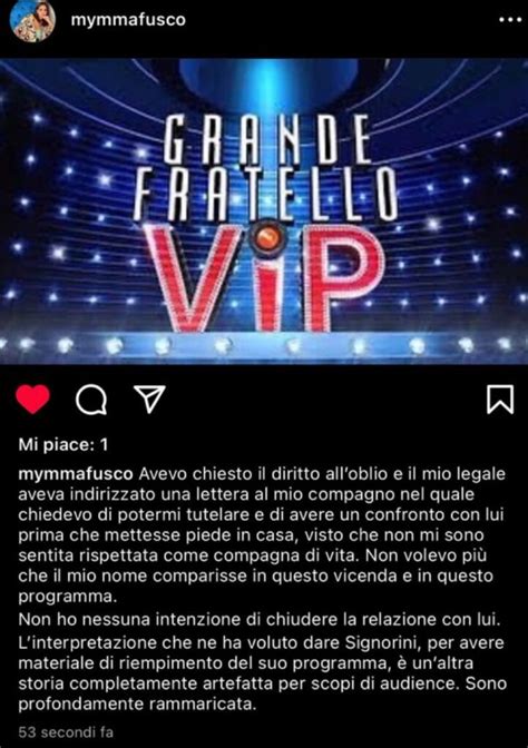 Gf Vip La Compagna Di Attilio Romita Accusa Signorini Lui Sbotta