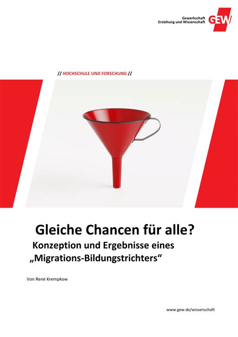 PDF Gleiche Chancen für alle Konzeption und Ergebnisse eines