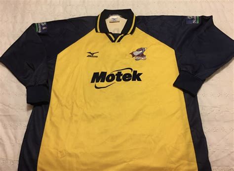 Scunthorpe United Away Football Shirt 1998 1999 Sponsored By Motek