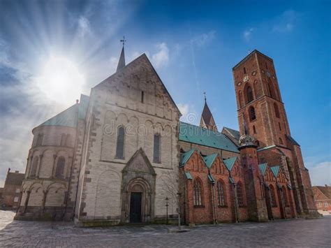 Cathedral in Old Medieval City Ribe, Denmark Stock Photo - Image of ...