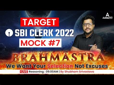 Sbi Clerk Sbi Clerk Reasoning By Shubham Srivastava Mock