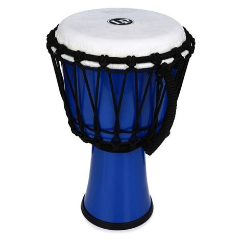 LP World 7 Rope Circle Djembe Blue LP1607BL 2112 PERCUSSION