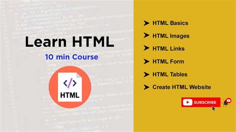 Html Tutorial For Beginners Html Tutorial Course Html Tutorial