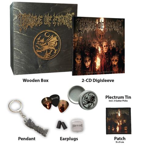 Cradle Of Filth Trouble And Their Double Lives Wooden Box