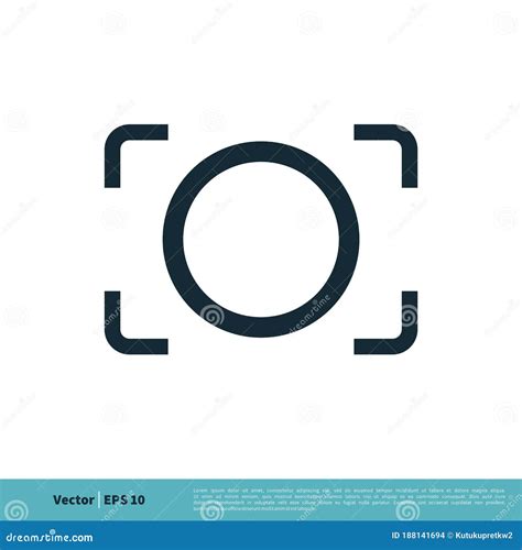 Camera Focus Icon Vector Logo Template Illustration Design Vector Eps