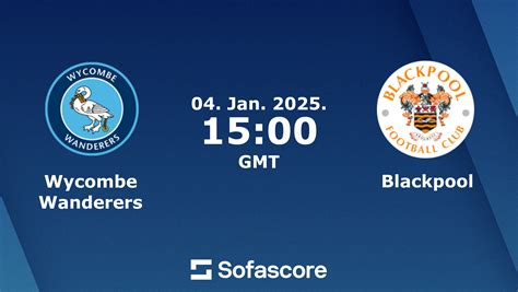 Wycombe Wanderers Vs Blackpool Live Score H H And Lineups Sofascore