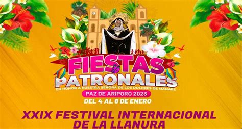 Fiestas Patronales En Paz De Ariporo Casanare Ferias Y Fiestas