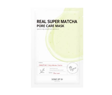 Some By Mi Real Super Matcha Pore Care Mask Chok Chok Lab