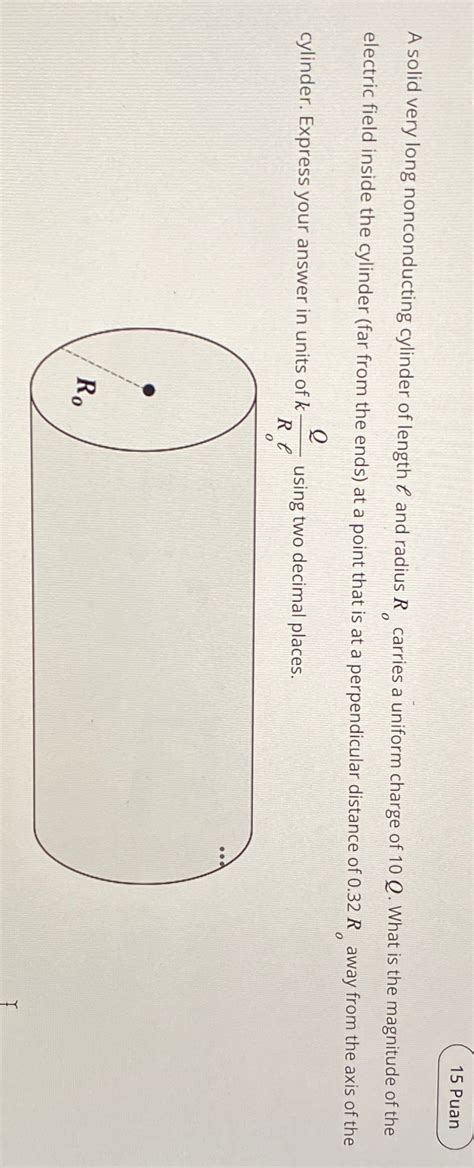 Solved Puana Solid Very Long Nonconducting Cylinder Of Chegg