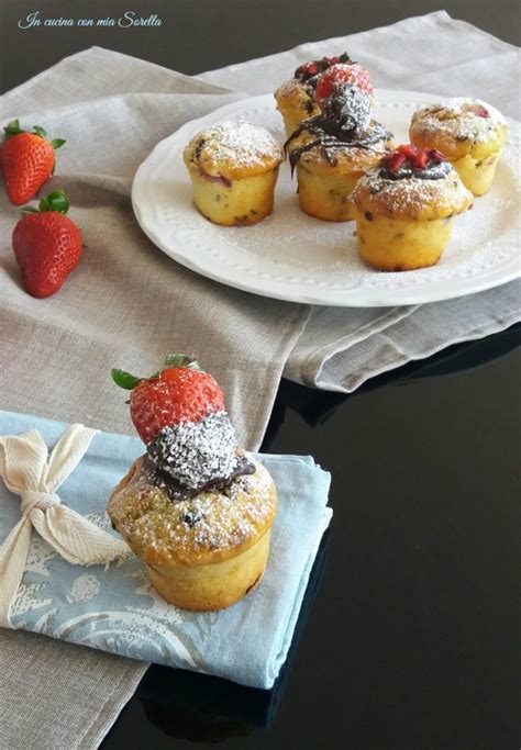 Muffin Alle Fragole E Cioccolato In Cucina Con Mia Sorella