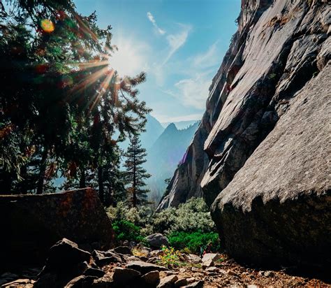 Sfondi Luce Del Sole Alberi Paesaggio Montagne Roccia Parco