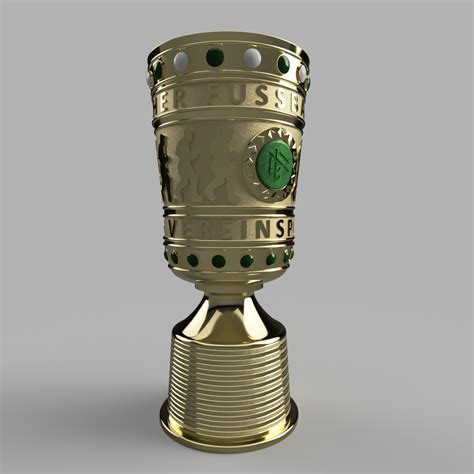 Dfb Pokal Trophäe German Football Championship’s Throphy By Fekete Áron Download Free Stl