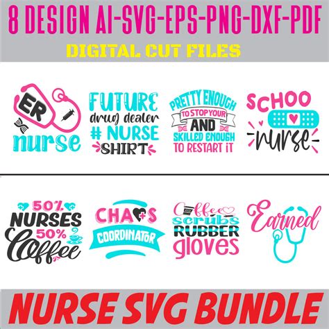 Nurse Svg Bundle Masterbundles