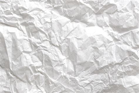 White Crumpled Paper Background Stock Photo At Vecteezy