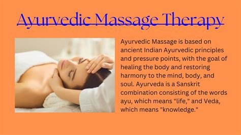 Ppt The Benefits And Uses In A Ayurvedic Massage Therapy In Goa