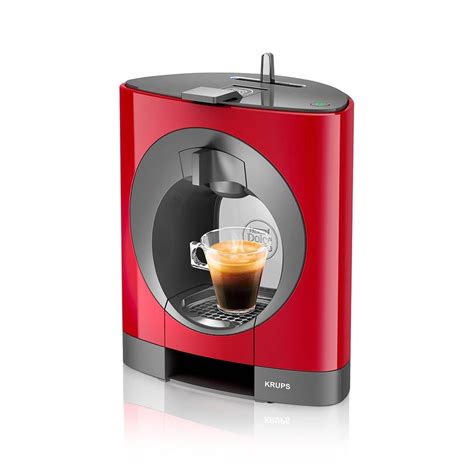 Oblo Rouge Fonc Machine Caf Par Krups Nescaf Dolce Gusto